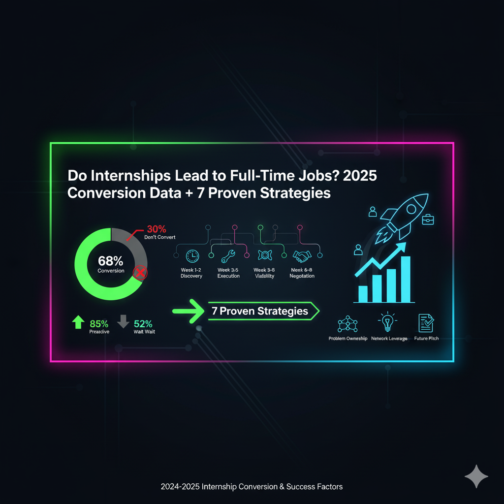 Do Internships Lead to Full-Time Jobs? 2025 Conversion Data + 7 Proven Strategies