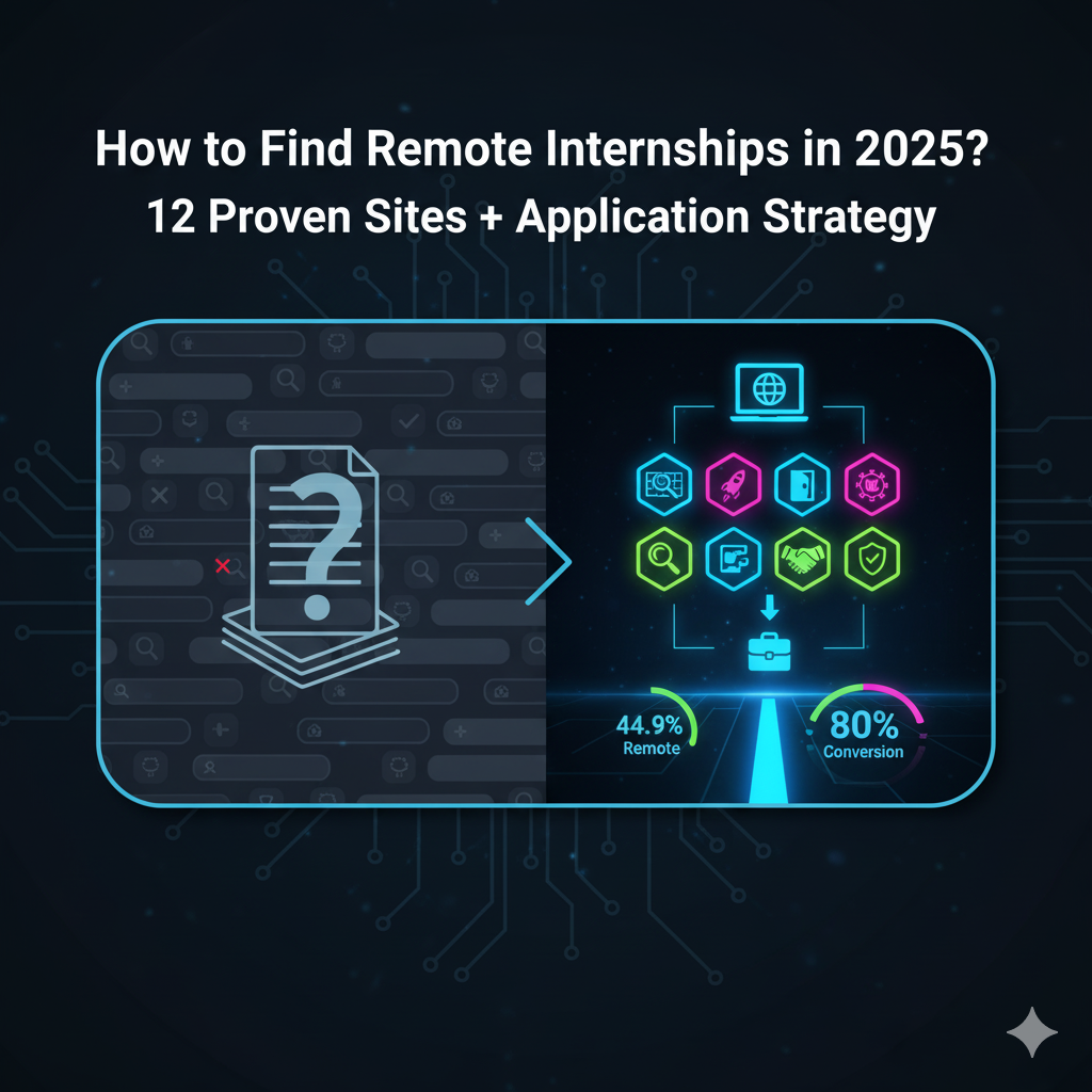 How to Find Remote Internships in 2025? 12 Proven Sites + Application Strategy
