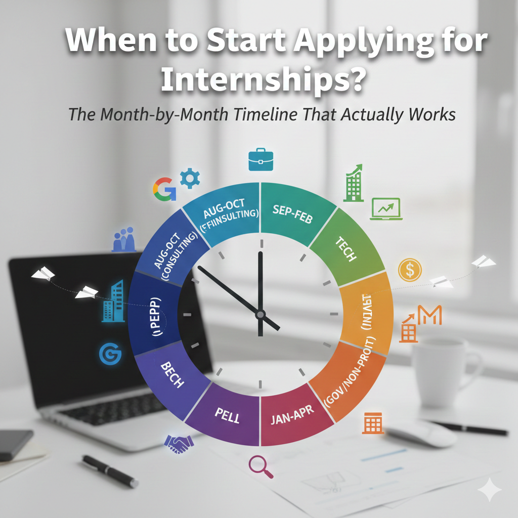 When to Start Applying for Internships? The Month-by-Month Timeline That Actually Works