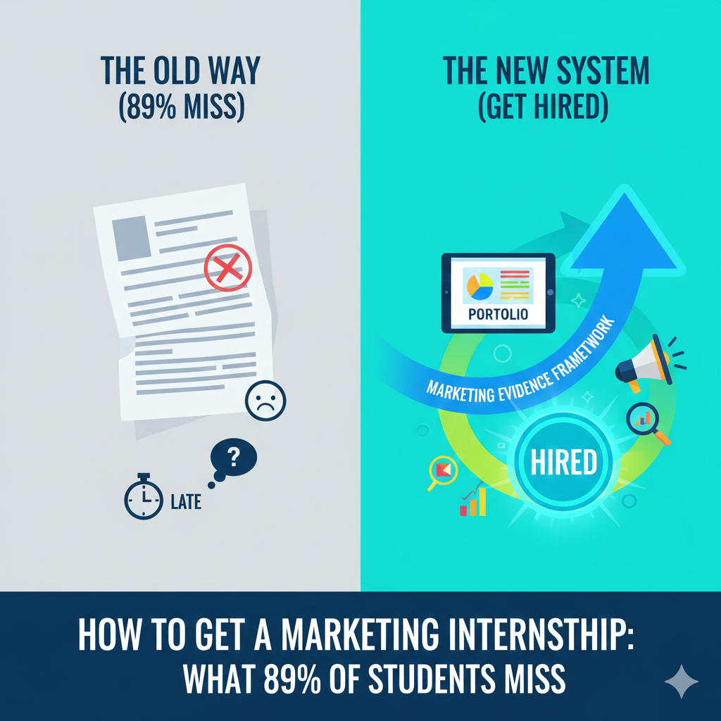 How to Get a Marketing Internship: What 89% of Students Miss