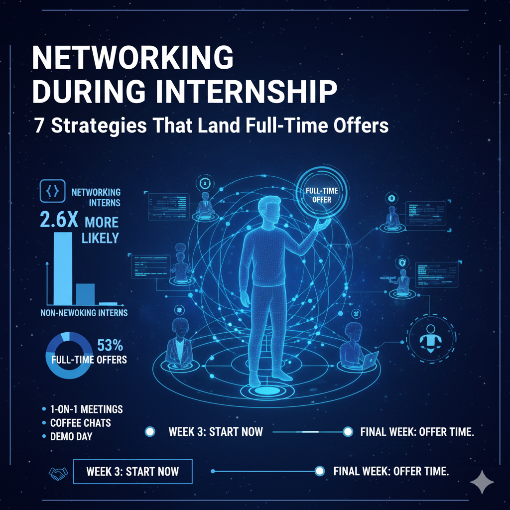 Networking During Internship: 7 Strategies That Land Full-Time Offers