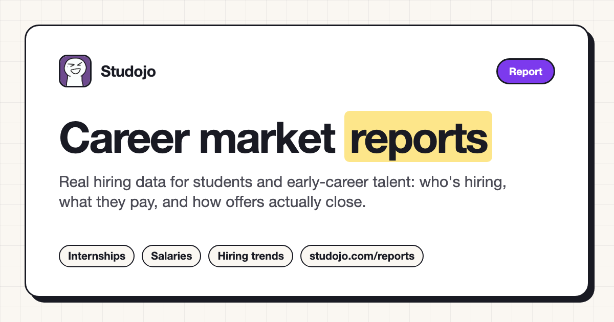 Data and AI Internships 2026: Entry-Level Reality | Studojo